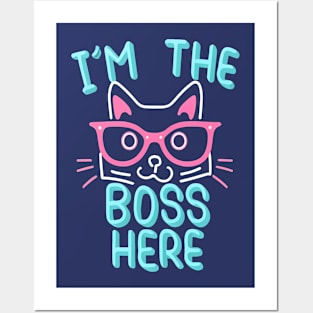 I'm the Boss Here - Digital Art T-Shirt Posters and Art
